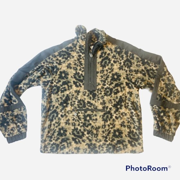 Calme By Johnny Was Half Zip Soft Fleece Pull Over Women's Small NWT $168 - Picture 2 of 7